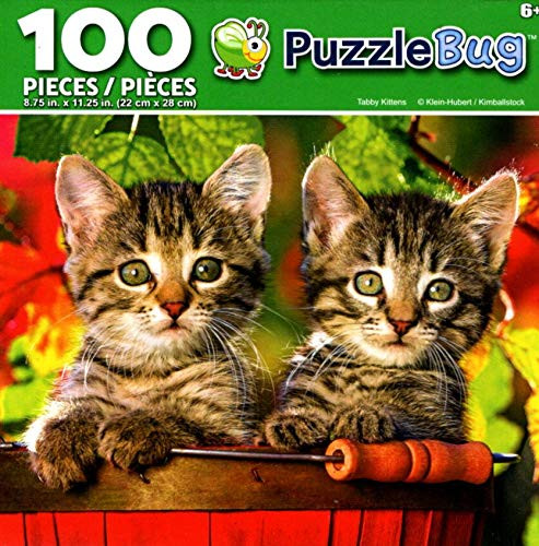 Puzzlebug Tabby Kittens 100 Piece Jigsaw Puzzle