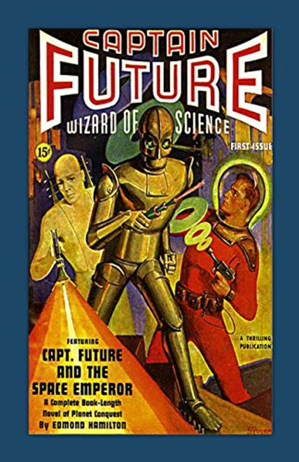 Retro Sci Fi Journal Captain Future Wizard of Science by Monkey up a Tree