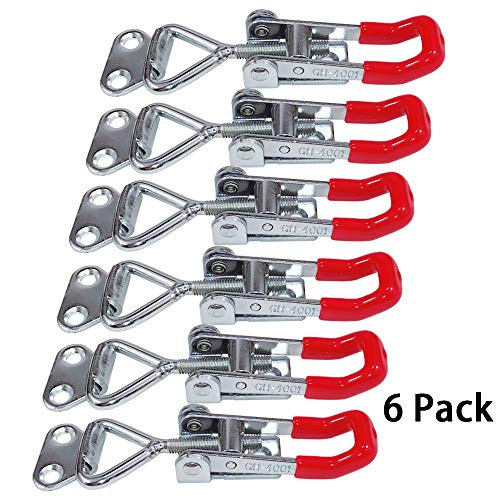 Wolfride Pull Latch Clamp 6PCS Pull Action Latch Adjustable Toggle Clamp 150Kg 330Lbs Holding Capacity