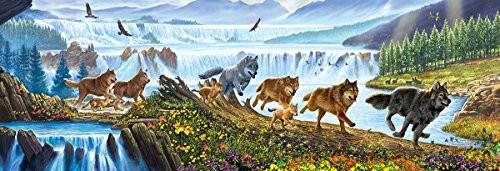 Wolves on The Run 500 pc Jigsaw Puzzle by SunsOut Wolves on The Run 500 pc Jigsaw Puzzle by SunsOut