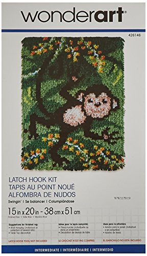 Wonderart Swingin Latch Hook Kit 15  X 20