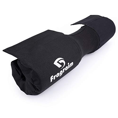 Barbell Squat Pad Safety Bar Pad with Thick Foam and Nylon Padding   Neck   Shoulder Protective Pad Support for Squats Lunges   Hip Thrusts   Fits Olympic Standard Weightlifting Bar   Black