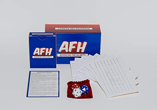 AFH Acronyms For Hilarity The Endlessly Funny Party Game for All Audiences AFH Acronyms For Hilarity The Endlessly Funny Party Game for All Audiences