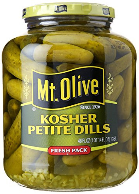 Mt Olive Mt Olive Petite Dills Kosher Pickles 46oz 46 oz Mt Olive Mt Olive Petite Dills Kosher Pickles 46oz 46 oz