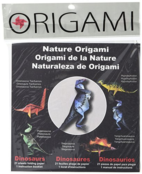 Yasutomo Fold EMS Origami Paper 6 x6 21 Pkg Dinosaurs Yasutomo Fold EMS Origami Paper 6 x6 21 Pkg Dinosaurs