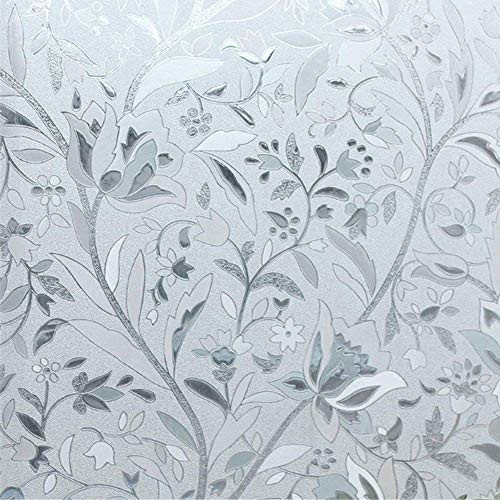Coavas Static Cling Window Film Stained Glass Decorative Window Film No Glue Window Cling for Home and Kitchen Glass,17.7-inch by 78.7-inch Coavas Static Cling Window Film Stained Glass Decorative Window Film No Glue Window Cling for Home and Kitchen Glass,17.7-inch by 78.7-inch