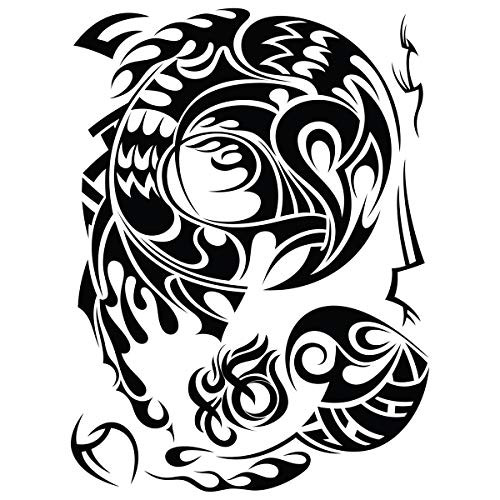 Supperb Tribal Temporary Tattoos   Male shoulder Tribal Tattoo