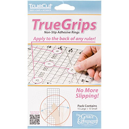 CRAFTERS WORKSHOP TrueCut Non Slip Ruler Grips 30 Pkg  Tw? P?ck