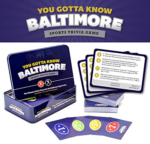 You Gotta Know Baltimore   Sports Trivia Game