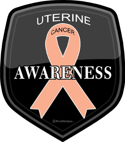 ProSticker 2520  One  4  Cancer Awareness Series Uterine Decal Sticker