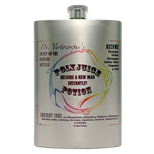 NaniWear Geek Polyjuice Potion 8oz Stainless Steel Flask