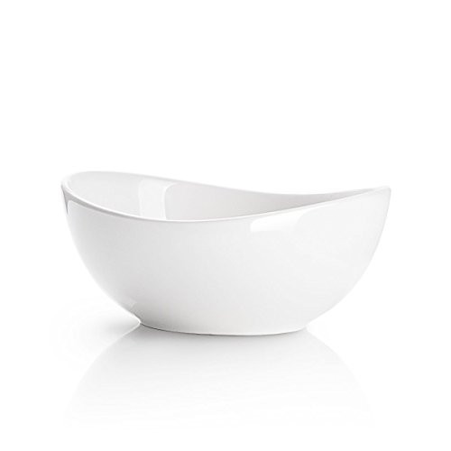 Sweese 1105 Porcelain Bowl - 28 Ounce for Cereal, Salad and Desserts, White