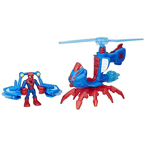 Playskool Heroes Marvel Super Hero Adventures Spider Man Jet Copter