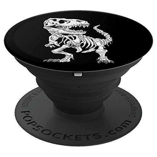 T Rex Skeleton Dino bones paleontologist Fossil Dinosaur PopSockets Grip and Stand for Phones and Tablets