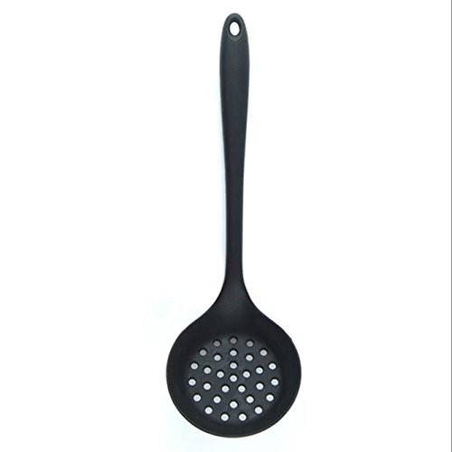 TF Silicone Straining Ladle, Skimmer Slotted Spoon