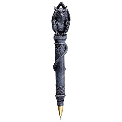 Design Toscano Gargoyles and Dragons Chauncey Sculptural Pen Design Toscano Gargoyles and Dragons Chauncey Sculptural Pen