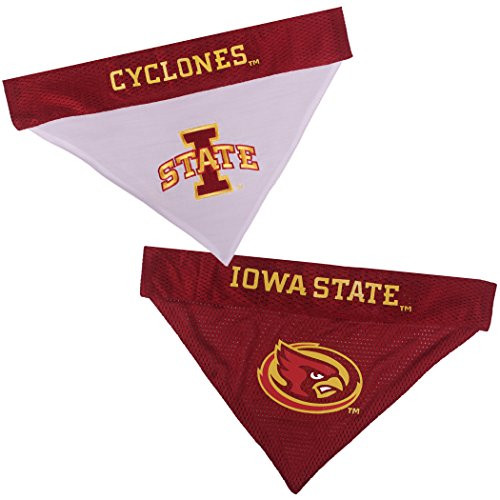 Pets First Collegiate Pet Accessories Reversible Bandana Iowa State Cyclones Small Medium