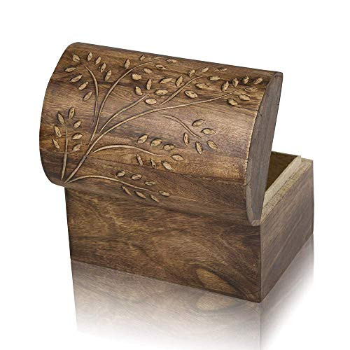 Great Birthday Gift Ideas Handmade Decorative Wooden Jewelry Box Treasure Box Jewelry Organizer Keepsake Box Treasure Chest Trinket Holder Lock Box Watch Box 9 x 6 Inch Housewarming Gifts Her Great Birthday Gift Ideas Handmade Decorative Wooden Jewelry Box Treasure Box Jewelry Organizer Keepsake Box Treasure Chest Trinket Holder Lock Box Watch Box 9 x 6 Inch Housewarming Gifts Her