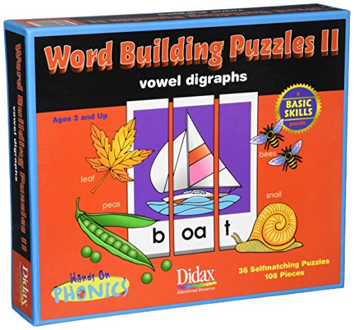 Didax Educational Resources Phonics Word Building Puzzle  108 Piece