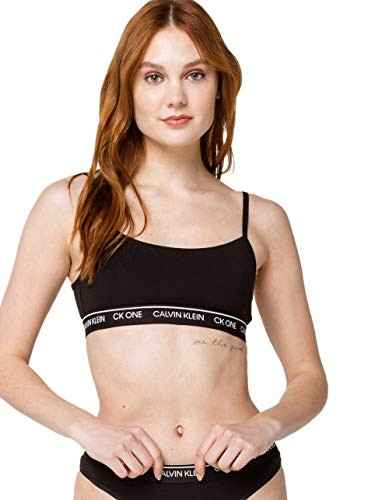 Calvin Klein Women s CK One Cotton Unlined Bralette Black M