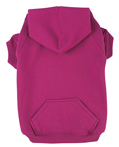 Zack   Zoey Basic Hoodie for Dogs 24  X Large Raspberry Sorbet
