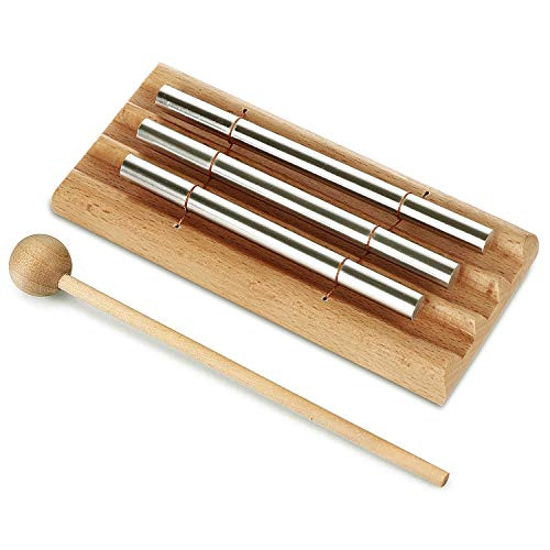 Meditation Trio Chime Three Tone Solo Percussion Instrument for Prayer Yoga Eastern Energy Chime for Meditation and Classroom Use Meditation Trio Chime Three Tone Solo Percussion Instrument for Prayer Yoga Eastern Energy Chime for Meditation and Classroom Use