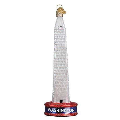 Old World Christmas Washington Monument Glass Blown Ornament