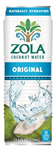 Zola 100  Pure Coconut Water 175 Ounce  Pack of 12