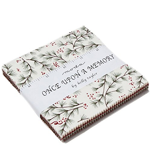 Once Upon a Memory Charm Pack by Holly Taylor; 42-5" Precut Fabric Quilt Squares