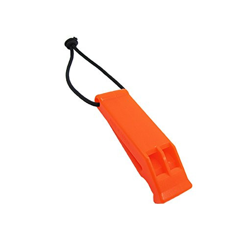 Scuba Choice Scuba Diving Safety Whistle with Lanyard Orange