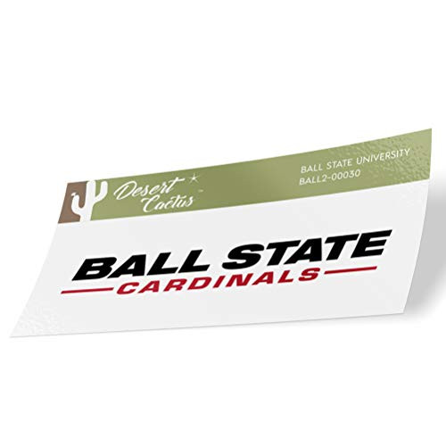 Ball State University BSU Cardinals NCAA Vinyl Decal Laptop Water Bottle Car Scrapbook  Sticker   00030