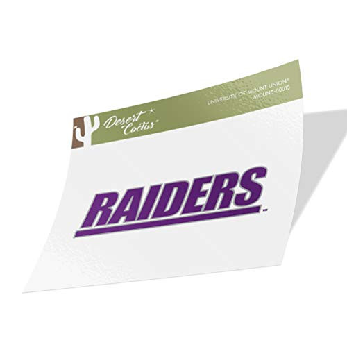 University of Mount Union Purple Raiders NCAA Vinyl Decal Laptop Water Bottle Car Scrapbook  Sticker   00015