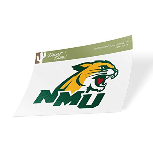 Northern Michigan University NMU Wildcats NCAA Vinyl Decal Laptop Water Bottle Car Scrapbook  Sticker   00019