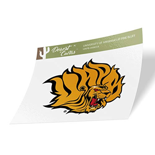 University of Arkansas Pine Bluff UAPB Golden Lions NCAA Vinyl Decal Laptop Water Bottle Car Scrapbook  Sticker   00001A