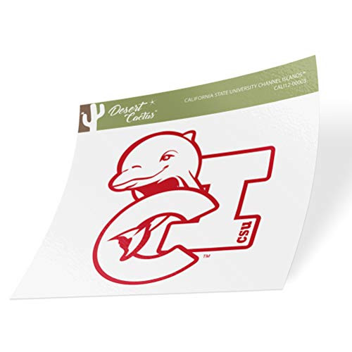 California Cal State University Channel Islands CSUCI Dolphins NCAA Vinyl Decal Laptop Water Bottle Car Scrapbook  Sticker   00003