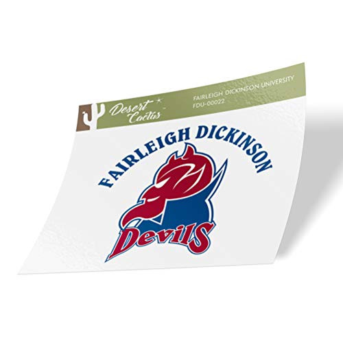 Fairleigh Dickinson University FDU Knights Devils NCAA Vinyl Decal Laptop Water Bottle Car Scrapbook  Sticker   00022