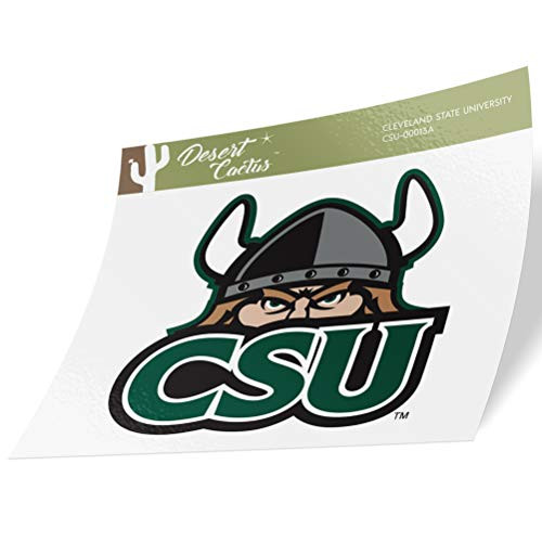 Cleveland State University CSU Vikings NCAA Vinyl Decal Laptop Water Bottle Car Scrapbook  Sticker   00013A