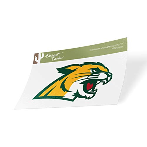 Northern Michigan University NMU Wildcats NCAA Vinyl Decal Laptop Water Bottle Car Scrapbook  Sticker   00022