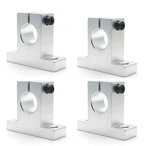 Rannb 20mm 078  Inner Dia SK20 Linear Rod Rail Shaft Support Guide Motion  Pack of 4