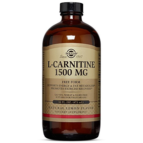 Solgar  L Carnitine Liquid 1500 mg 16 oz Natural Lemon Flavor