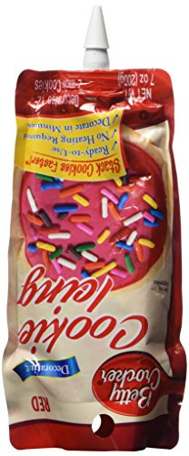 Betty Crocker Red Cookie Icing 7 Oz  Pack of 3