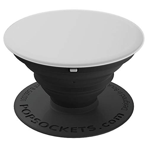 Light Grey Plain PopSockets Grip and Stand for Phones and Tablets