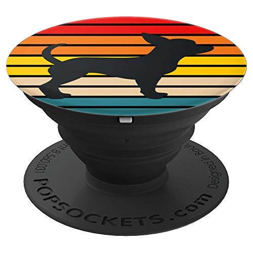 Vintage Chihuahua Dog for Puppy Lovers PopSockets Grip and Stand for Phones and Tablets