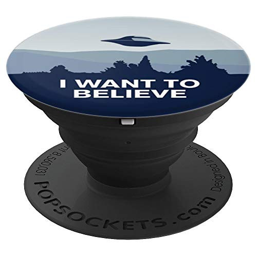 I Want To Believe UFO PopSockets Grip and Stand for Phones and Tablets