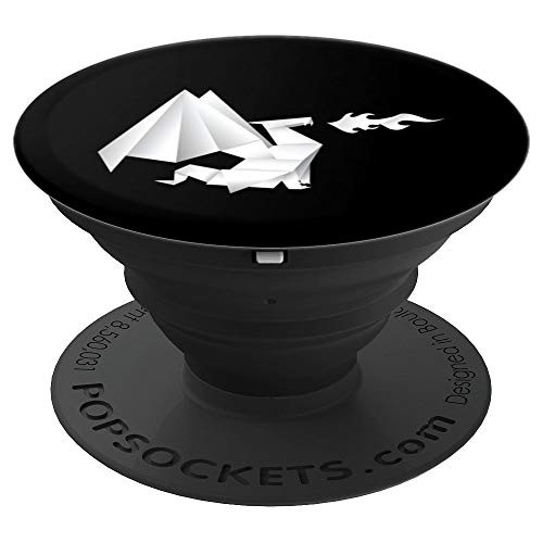 Origami Paper Folding Dragon Fire Breathing PopSockets Grip and Stand for Phones and Tablets Origami Paper Folding Dragon Fire Breathing PopSockets Grip and Stand for Phones and Tablets