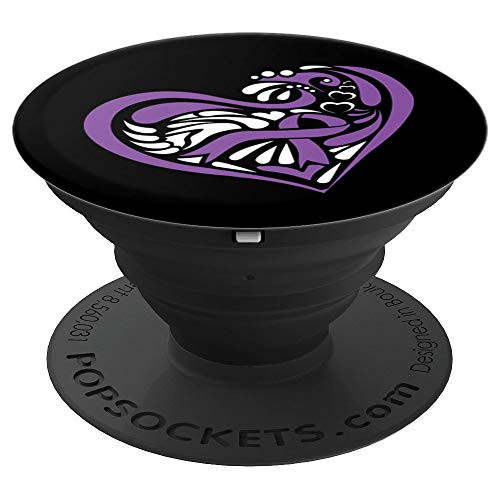 Decorative Heart Pancreas Cancer Awareness Ribbon Gifts PopSockets Grip and Stand for Phones and Tablets Decorative Heart Pancreas Cancer Awareness Ribbon Gifts PopSockets Grip and Stand for Phones and Tablets