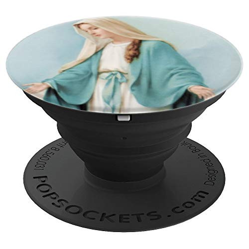 Our Lady Immaculate Conception Virgin Mary Prayer Card PopSockets Grip and Stand for Phones and Tablets