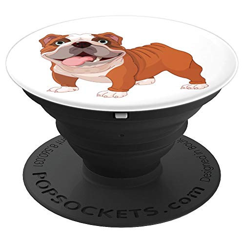 English Bulldog PopSockets Grip and Stand for Phones and Tablets