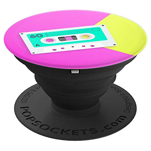 Vaporwave Cassette Tape Retro Vintage Aesthetic PopSockets Grip and Stand for Phones and Tablets