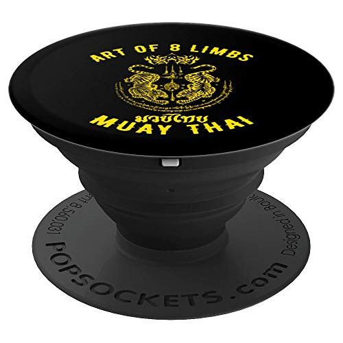 Muay Thai MMA Tiger Art of 8 Limbs Kickboxing PopSockets Grip and Stand for Phones and Tablets Muay Thai MMA Tiger Art of 8 Limbs Kickboxing PopSockets Grip and Stand for Phones and Tablets